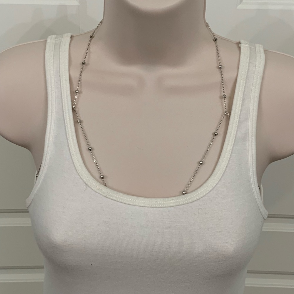 NEW Body Chain Jewelry Silver Bralette Bikini Bra - Picture 2 of 7